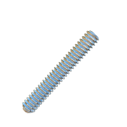 Titanium #10-24 X 1-1/4 inch UNC Allied Titanium Set Screw, Socket Drive with Flat Point and 3A Threads