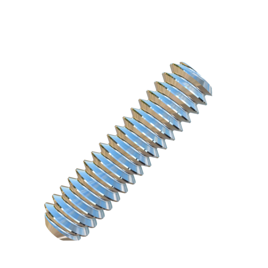 Titanium #10-24 X 3/4 inch UNC Allied Titanium Set Screw, Socket Drive with Cup Point