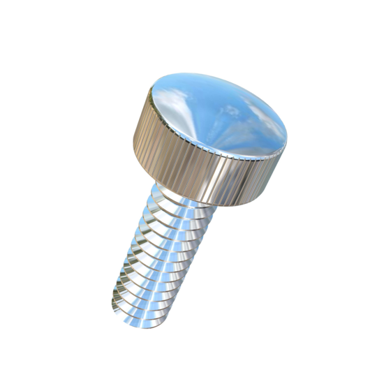 Titanium #10-24 X 5/8 UNC Knurled Allied Titanium Thumb Screw