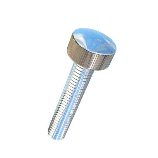 Titanium #10-32 X 1 UNF Knurled Allied Titanium Thumb Screw