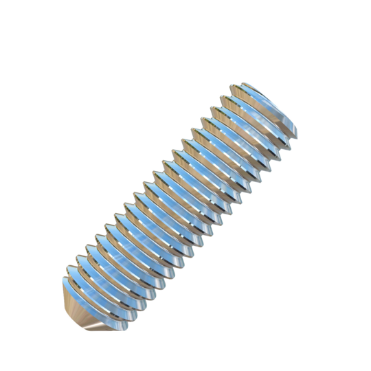 Titanium #10-32 X 5/8 inch UNF Allied Titanium Set Screw, Socket Drive with Flat Point and 3A Threads