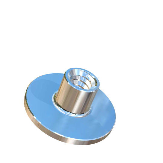 Titanium #4-40 UNC X 1/8 inch Allied Titanium Round Weld Nut