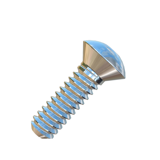 Titanium #4-40 X 3/8 UNC UNC Oval Head Socket Drive Allied Titanium Machine Screw with 3A Threads