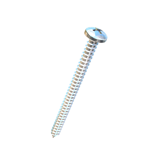 Titanium #6 X 1-3/4 Pan Head, Phillips Drive, Allied Titanium Sheet Metal Screw