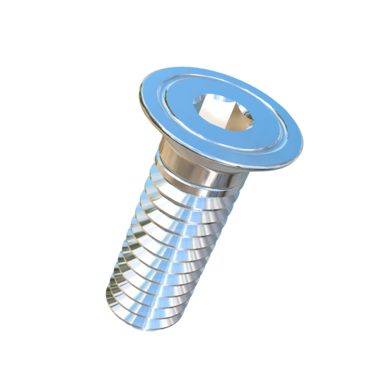 Titanium #8-32 X 1/2 UNF Flat Head Socket Drive, Allied Titanium Machine Screw with 100 degree head angle