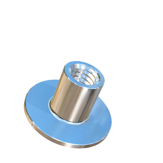 Titanium #8-36 UNF X 1/4 inch Allied Titanium Round Weld Nut
