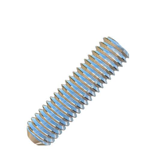 Titanium #8-36 X 5/8 inch UNF Allied Titanium Set Screw, Socket Drive with Flat Point