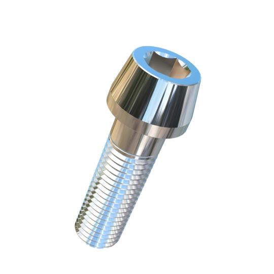 Titanium 1-8 X 3-1/4 UNC Allied Titanium Taper Head Socket Drive Cap Screw