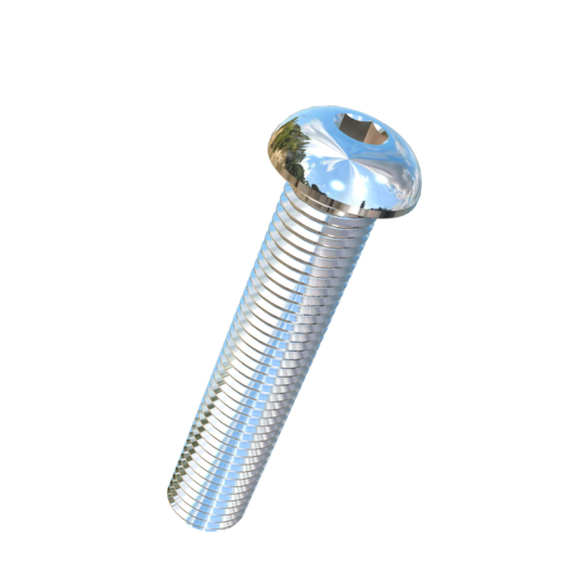 Titanium 1-8 X 5 UNC Button Head Socket Drive Allied Titanium Machine Screw