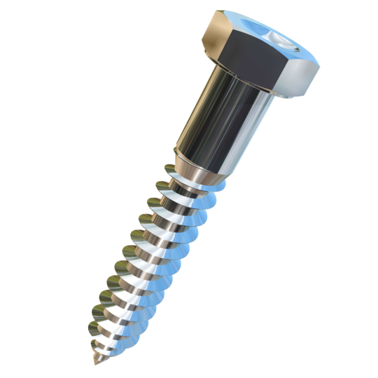 Titanium 1/2 X 3 Dimpled Hex Head Allied Titanium Lag Screw