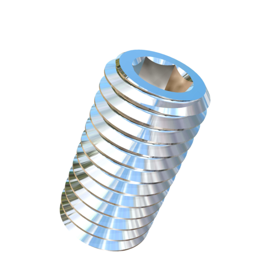 Titanium 1/2-13 X 1 inch UNC Allied Titanium Set Screw, Socket Drive with Flat Point