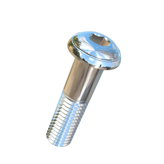 Titanium 1/2-13 X 2 UNC Button Head Socket Drive Allied Titanium Cap Screw with 1.135 inches of threads