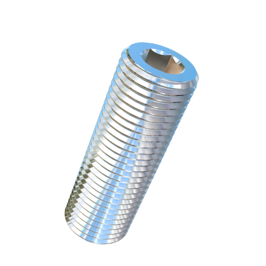 Titanium 1/2-20 X 1-1/2 inch UNF Allied Titanium Set Screw, Socket Drive with Cup Point