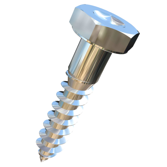 Titanium 1/4 X 1-1/4 Dimpled Hex Head Allied Titanium Lag Screw