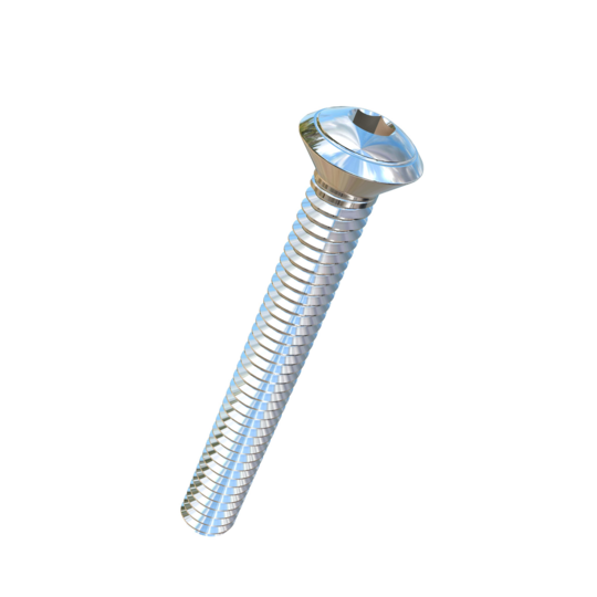 Titanium 1/4-20 X 2 UNC Oval Head Socket Drive Allied Titanium Machine Screw