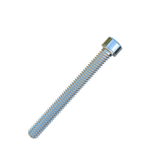 Titanium 1/4-20 X 2-3/8 inch UNC Socket Head Allied Titanium Machine Screw with 3A Threads