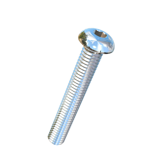 Titanium 3/8-16 X 2-1/2 UNC Button Head Socket Drive  Allied Titanium Machine Screw