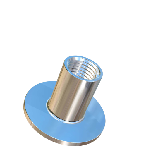 Titanium 3/8-24 UNF X 5/8 inch Allied Titanium Round Weld Nut