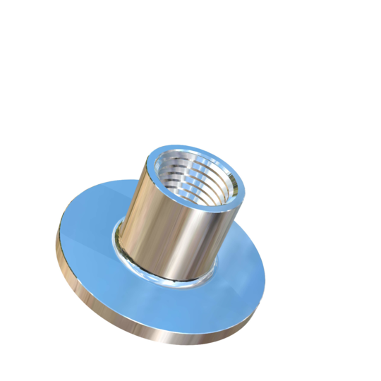 Titanium 3/8-24 UNF X 7/16 inch Allied Titanium Round Weld Nut