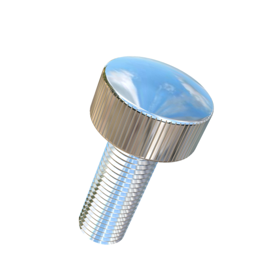 Titanium 3/8-24 X 1 UNF Knurled Allied Titanium Thumb Screw