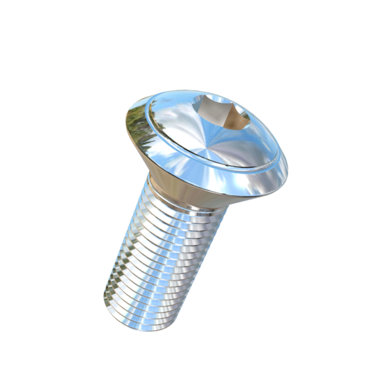 Titanium 3/8-24 X 1 UNF Oval Head, Socket Drive,  Allied Titanium Machine Screw