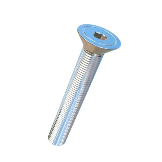 Titanium 3/8-24 X 2-1/2 UNF Flat Head, Socket Drive,  Allied Titanium Machine Screw