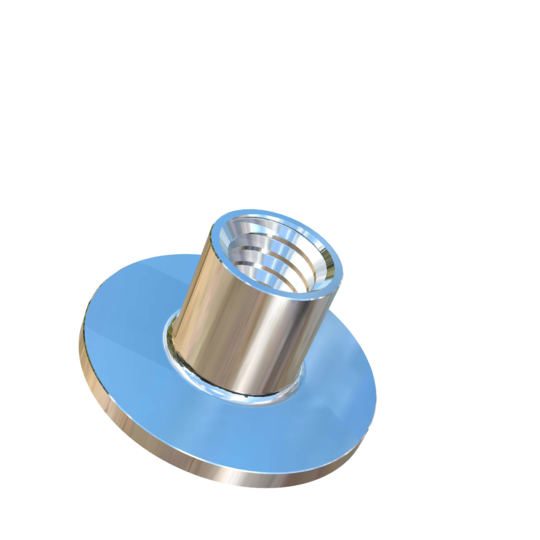 Titanium 5/16-18 UNC X 3/8 inch Allied Titanium Round Weld Nut