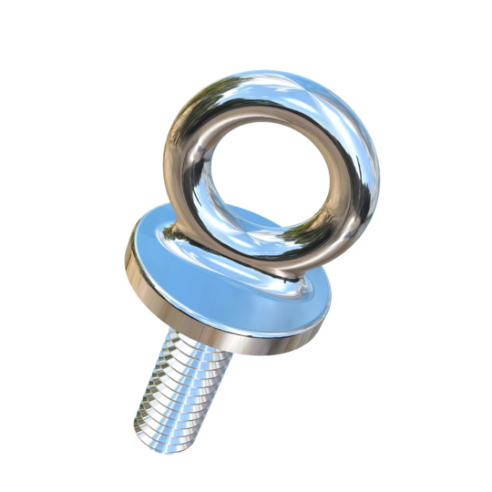 Titanium 5/16-18 X 1 inch UNC Allied Titanium Flanged Eye Bolt