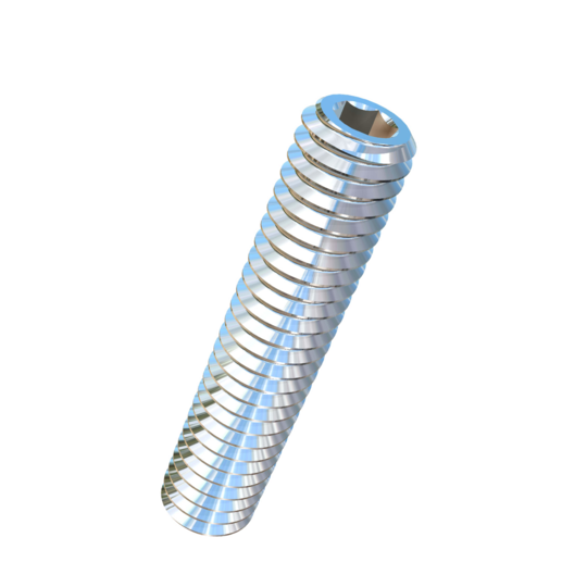 Titanium 5/16-18 X 1-1/2 inch UNC Allied Titanium Set Screw, Socket Drive with Cup Point