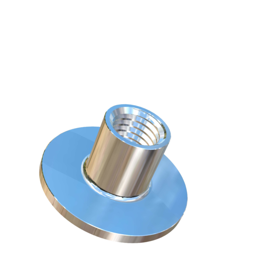 Titanium 5/16-24 UNF X 3/8 inch Allied Titanium Round Weld Nut