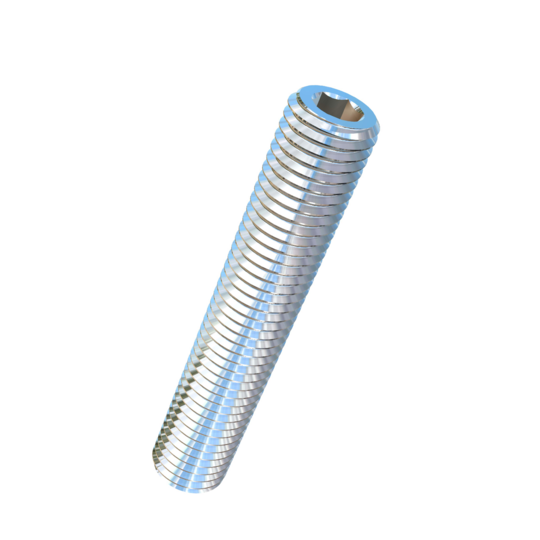 Titanium 5/16-24 X 1-3/4 inch UNF Allied Titanium Set Screw, Socket Drive with Cup Point