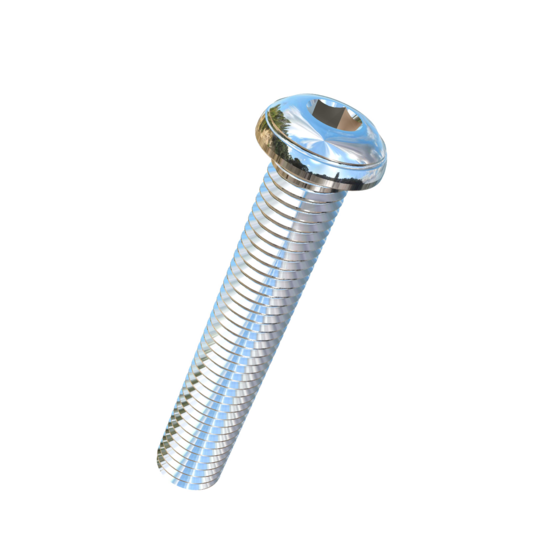 Titanium 5/8-11 X 3-1/2 UNC Button Head Socket Drive Allied Titanium Machine Screw