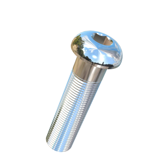 Titanium 5/8-18 X 2-1/2 UNF Button Head Socket Drive Allied Titanium Cap Screw