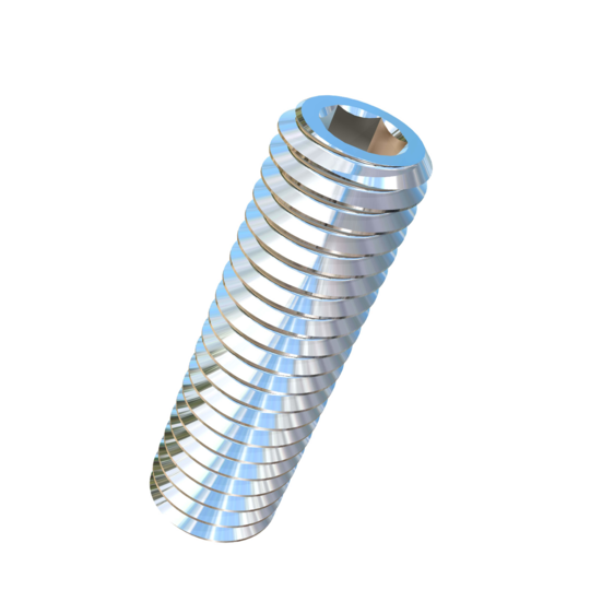 Titanium 7/16-14 X 1-1/2 inch UNC Allied Titanium Set Screw, Socket Drive with Cup Point