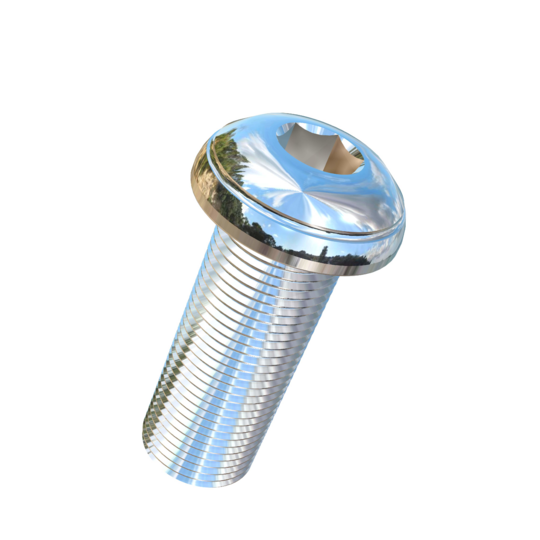 Titanium 7/8-14 X 2-1/4 UNF Button Head Socket Drive Allied Titanium Machine Screw