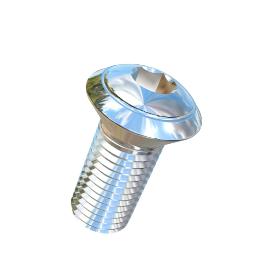 Titanium 7/8-9 X 2 UNC Oval Head, Socket Drive,  Allied Titanium Machine Screw