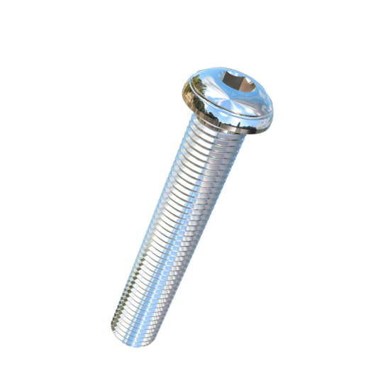 Titanium 7/8-9 X 5 UNC Button Head Socket Drive Allied Titanium Machine Screw