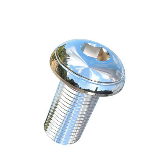 Titanium M10-1 Pitch X 20mm Button Head Socket Drive Allied Titanium Machine Screw