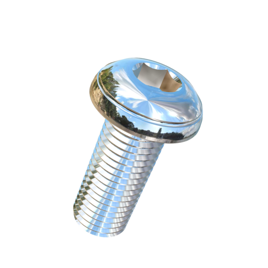 Titanium M12-1.5 Pitch X 30mm Button Head Socket Drive Allied Titanium Machine Screw