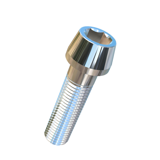 Titanium M12-1.5 Pitch X 45mm Allied Titanium Taper Head Socket Drive Cap Screw