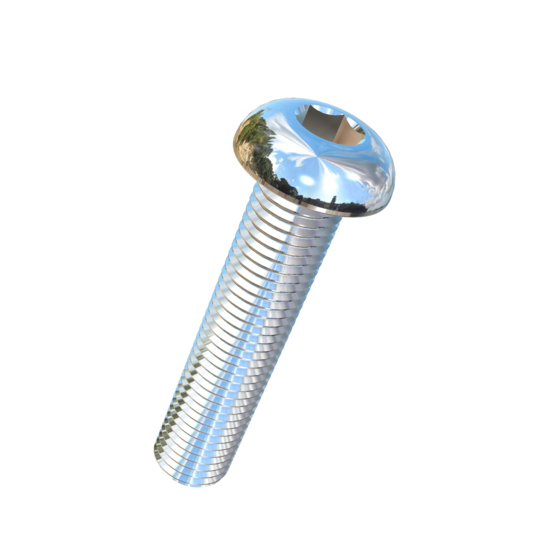 Titanium M12-1.5 Pitch X 55mm Button Head Socket Drive Allied Titanium Machine Screw