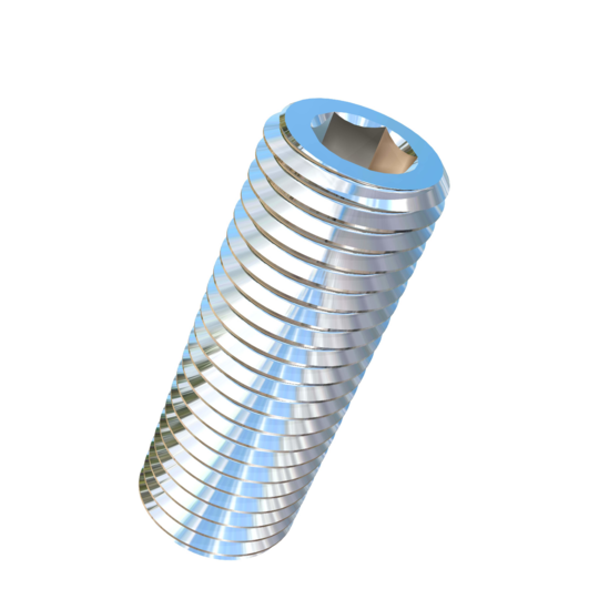 Titanium M20-2.5 Pitch X 55mm Allied Titanium Set Screw, Socket Drive with Cup Point