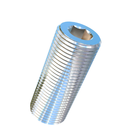 Titanium M24-2 Pitch X 60mm Allied Titanium Set Screw, Socket Drive with Cup Point