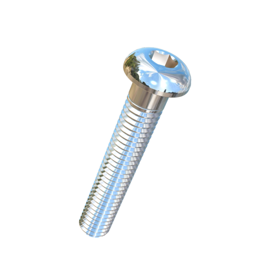 Titanium M6-1 Pitch X 35mm Button Head Socket Drive Allied Titanium Cap Screw