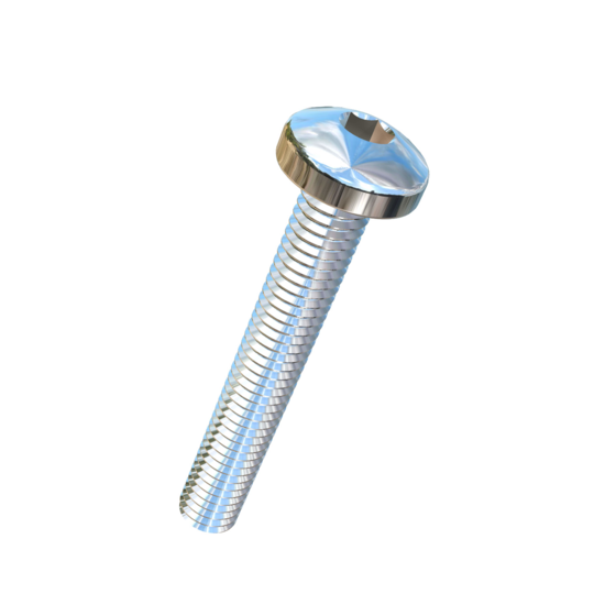 Titanium M6-1 Pitch X 40 mm Pan Head, Socket Drive Allied Titanium Machine Screw