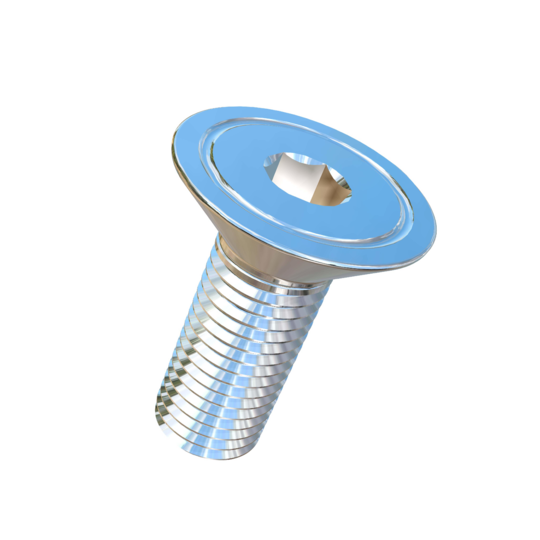 Titanium M8-1 Pitch X 22mm Flat Head Socket Drive Allied Titanium Machine Screw