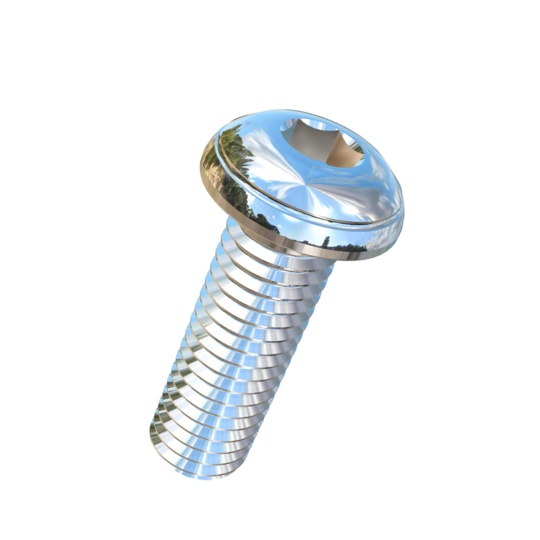 Titanium M8-1.25 Pitch X 25mm Button Head Socket Drive Allied Titanium Machine Screw