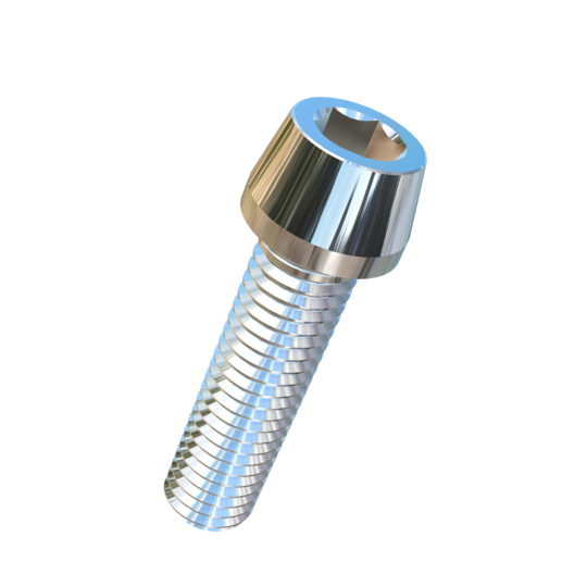 Titanium M8-1.25 Pitch X 30mm Allied Titanium Taper Head Socket Drive Machine Screw