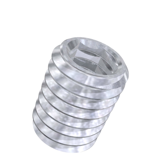 Titanium 1/4-20 X 1/2 inch Allied Titanium Socket Drive Threaded Insert with 3/8-16 Machined External Threads